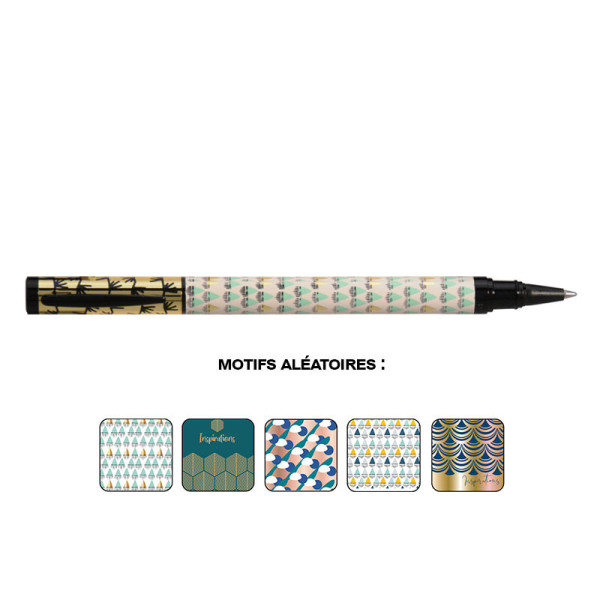 photo-Stylo roller - Encre bleue effaçable - Rechargeable - Inspirations - RollInk