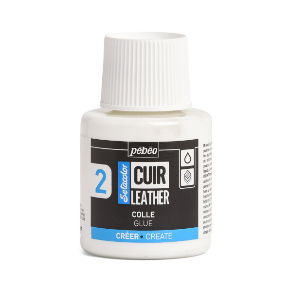photo - Colle - Pour cuir et simili - Permet de coller matériaux et matières - Setacolor Cuir - Pébéo