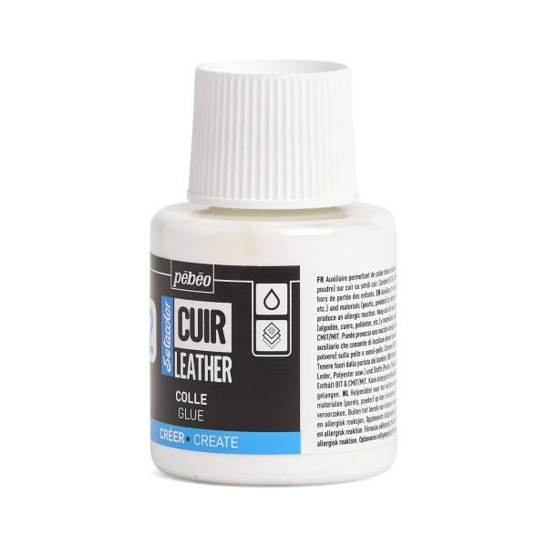 Colle - Pour cuir et simili - Permet de coller matériaux et matières - Setacolor Cuir - Pébéo