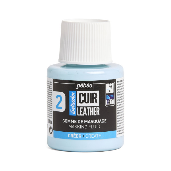 photo - Gomme de masquage - Pour cuir et simili - Setacolor Cuir - Pébéo - 110ml
