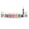 photo - Coffret sélection - Peinture pour cuir et simili - Setacolor Cuir - Pébéo - 7 pots + accessoires