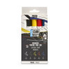 photo-  Marqueurs - Peinture pour cuir et simili - 5 couleurs - Setacolor Cuir - Pébéo