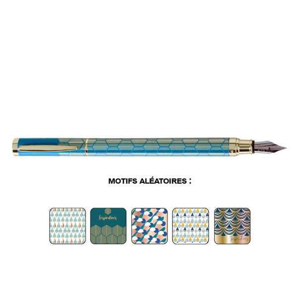 Stylo plume - Encre bleue effaçable - Inspirations - PlumInk