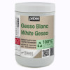 photo - Gesso - Blanc - Apprêt - Mate - Toutes techniques - Pébéo - 945ml