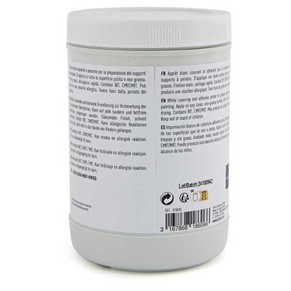 Gesso - Blanc - Apprêt - Mate - Toutes techniques - Pébéo - 945ml