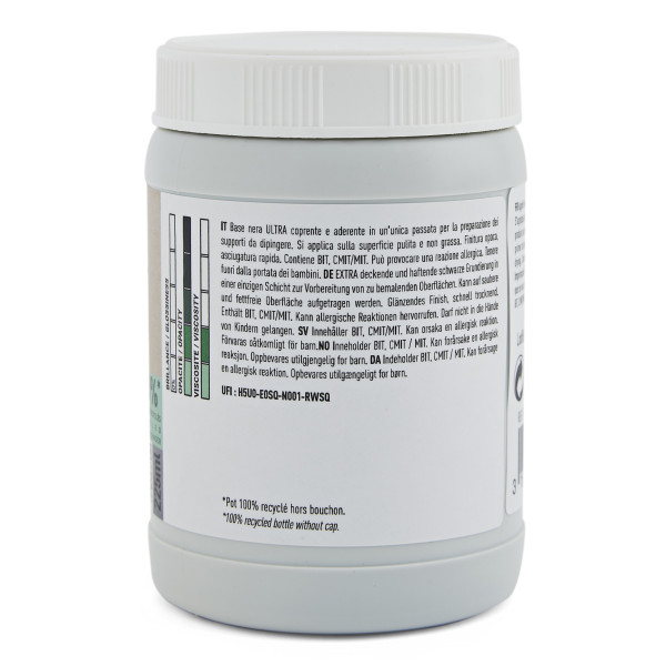 Gesso - Noir - Apprêt - Mate - Toutes techniques - Extra couvrant - Pébéo - 225ml