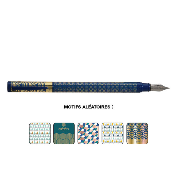 Stylo plume - Encre bleue effaçable - Inspirations - PlumInk