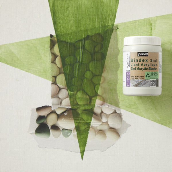 Liant - Médium pour acrylique - Bindex 3en1 - Pébéo - Origins - 225ml