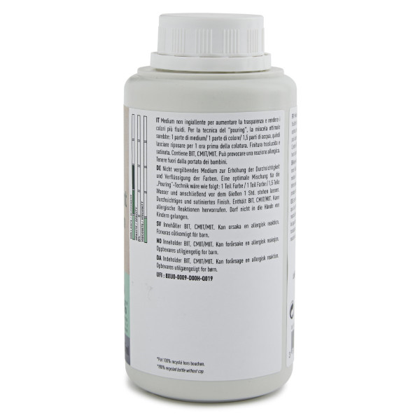 Médium fluide - Transparent - Peinture acrylique - Pouring - Pébéo - 475ml