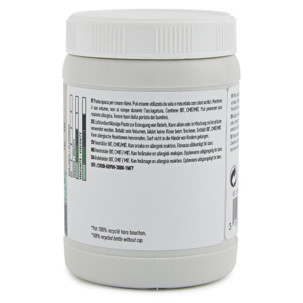 Pâte de modelage - Peinture acrylique - Reliefs - Empâtements - Pébéo - 225ml