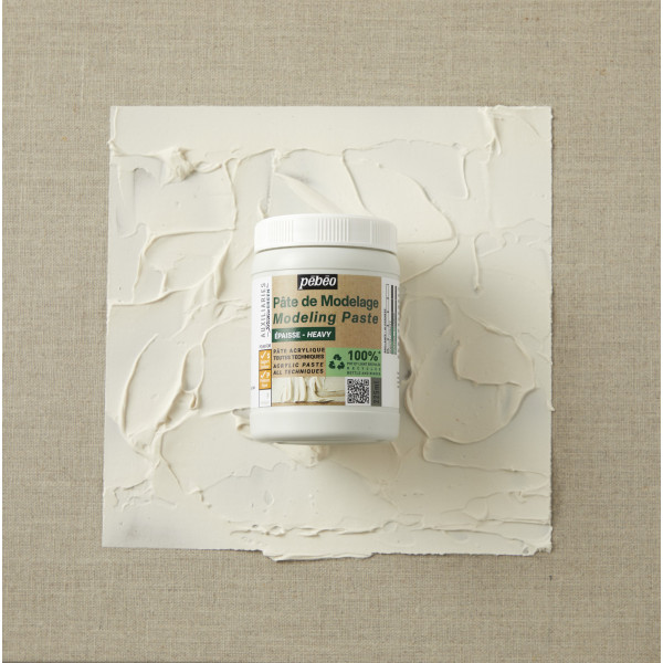 Pâte de modelage - Epaisse - Peinture acrylique - Reliefs - Empâtements - Pébéo - 225ml