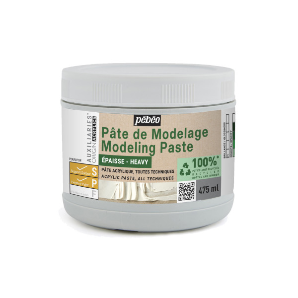 photo - Pâte de modelage - Epaisse - Pâte acrylique - Toutes techniques - Pébéo - 475ml