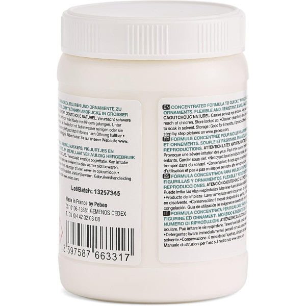 Latex naturel - Pour moulage et coulage - Gédéo - Pébéo - Pot de 250ml