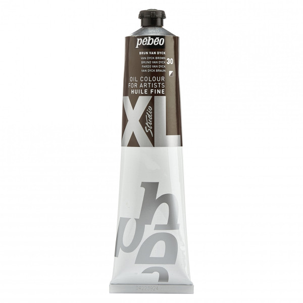 Tube de peinture à l'huile - Fine - Brun Van Dyck - 30 -  200ml - Pébéo
