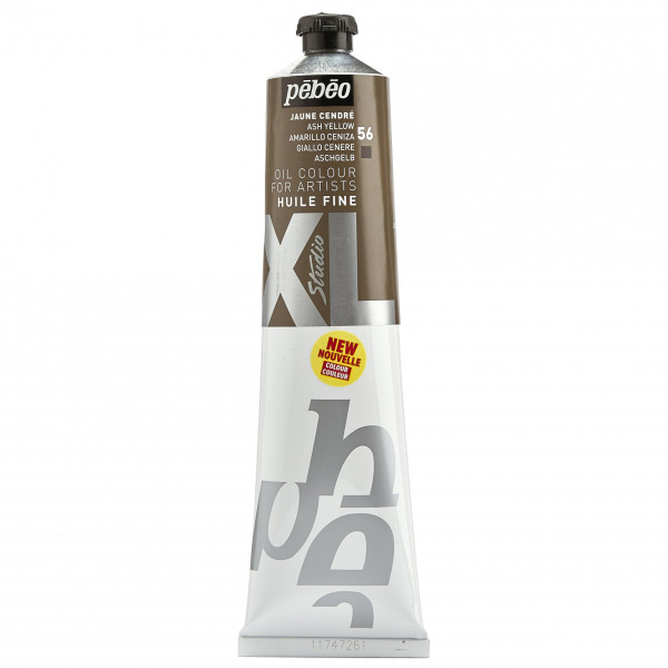 photo - Tube de peinture à l'huile - Fine - Jaune cendré - 56 - 200ml - Pébéo