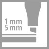Feutres de dessin - Stabilo - Pen 68 Max - Pointe large - 12 couleurs - Gamme Arty