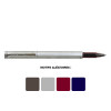 Stylo roller - Encre bleue effaçable - Rechargeable - Métal couleur - RollInk