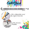Feutres - Calligraphie - Double pointe - 2mm et pinceau - 11 couleurs - Online