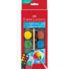 photo - Peinture aquarelle - 12 pastilles - Pour enfant - Pinceau inclus - Faber-Castell