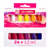 photo - Peinture acrylique - 24 tubes de 12 ml - Art creation - Couleurs assorties