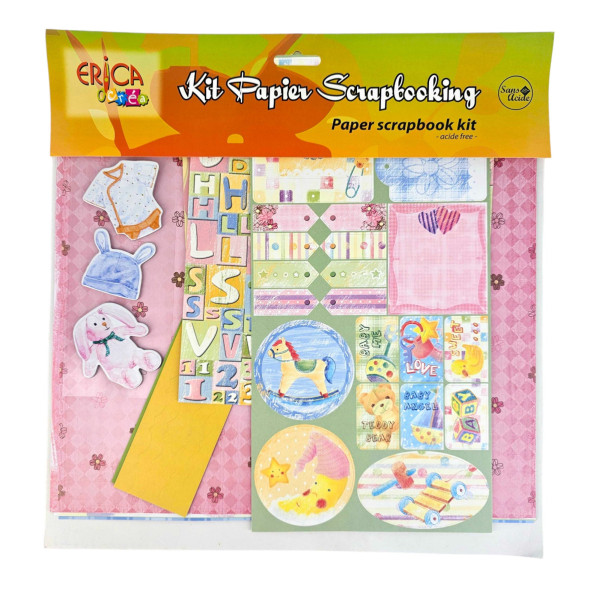 photo - Kit scrapbooking - Papier - Bébé - Erica