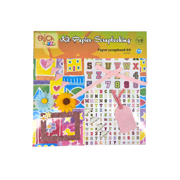 photo - Kit Scrapbooking - Papier - 199 pièces - Erica