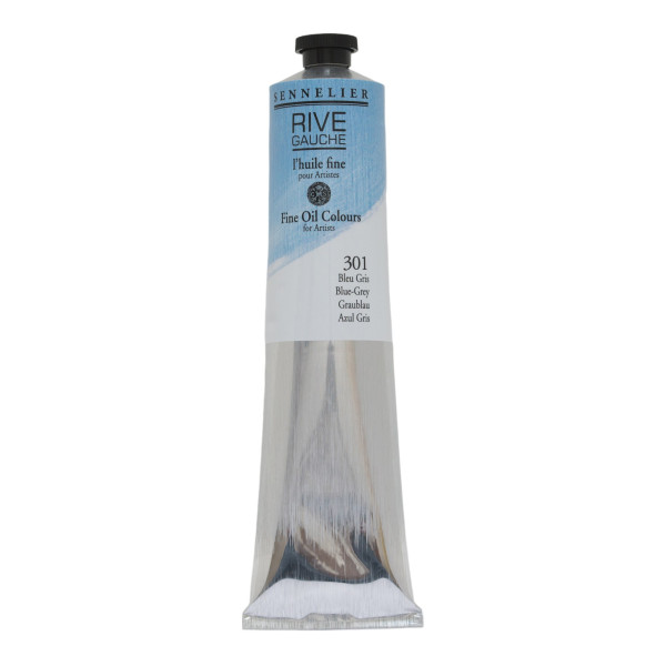 Peinture à l'huile - Fine - Bleu gris - 301 - Sennelier - Rive gauche - Tube de 200ml
