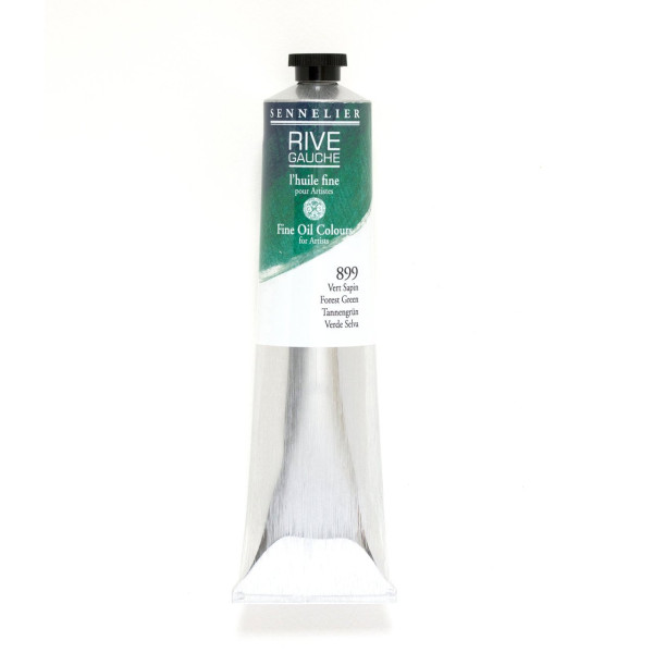 photo -Peinture à l'huile - Fine - Vert Sapin - 899 - Sennelier - Rive gauche - Tube de 200ml
