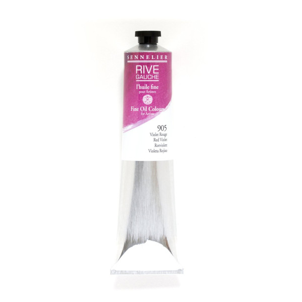 photo - Peinture à l'huile - Fine - Violet rouge - 905 - Sennelier - Rive gauche - Tube de 200ml