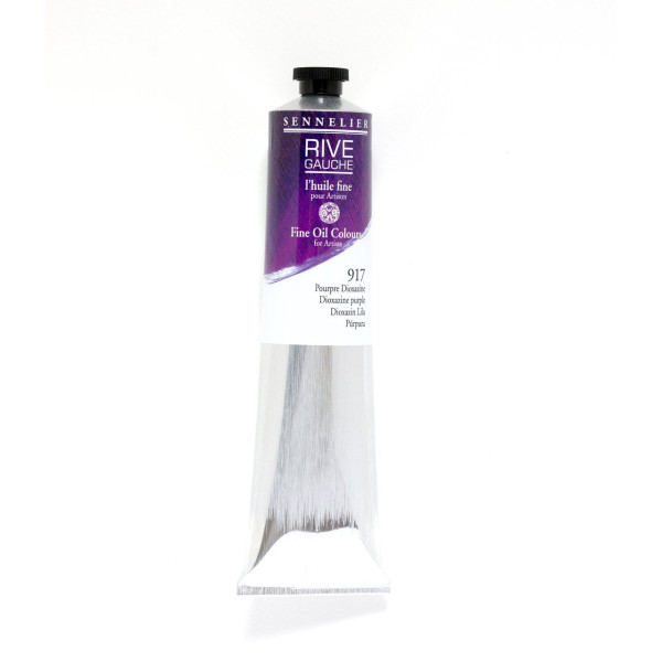photo - Peinture à l'huile - Fine - Pourpre - 917 - Sennelier - Rive gauche - Tube de 200ml