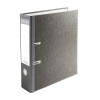 Classeur à levier dos 70mm marbré gris avec perforateur - Exacompta | Artmania