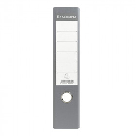 Classeur à levier dos de 70mm marbré gris avec perforateur - Exacompta
