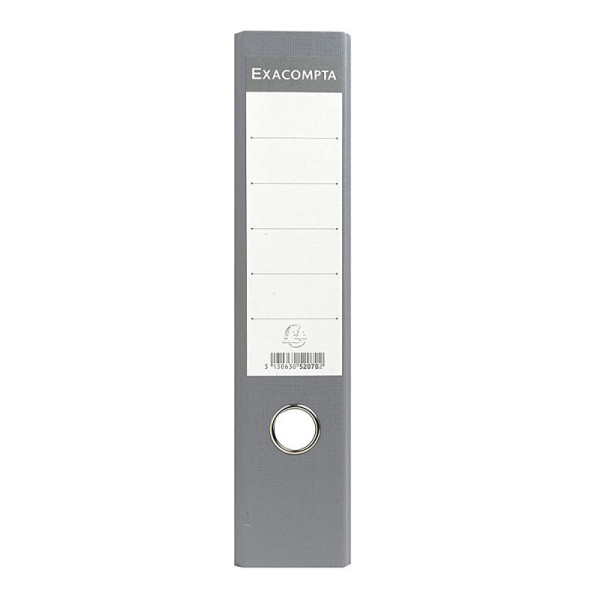 Classeur à levier dos de 70mm marbré gris avec perforateur - Exacompta
