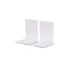 Lot de 2 serres-livres transparent en acrylique 10 x 8 x 10cm - Maul | Artmania