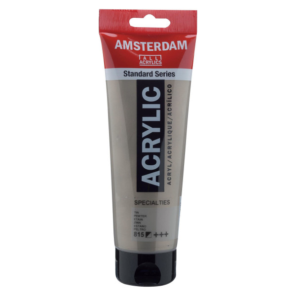 photo - Peinture Acrylique en tube - Étain - 815 - Amsterdam - 250ml