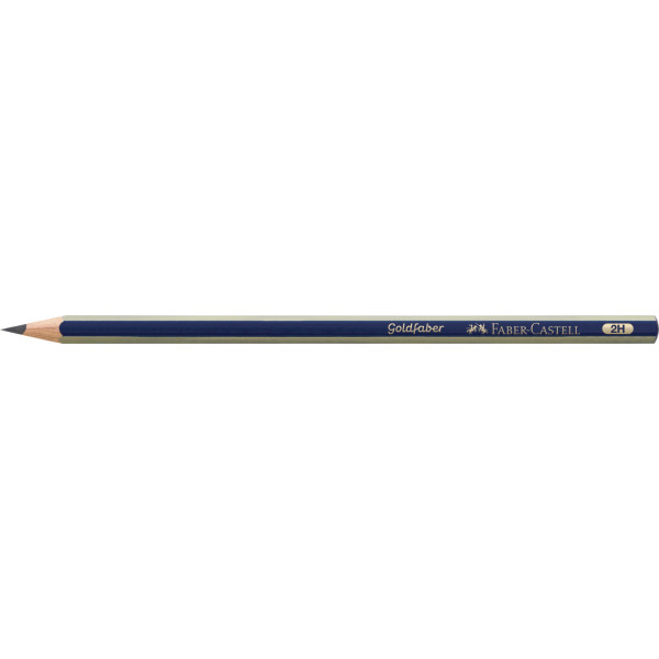 Crayon graphite - 2H - Gris - Goldfaber 1221 - Faber-Castell