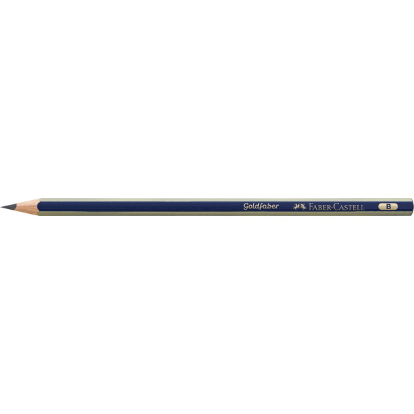 Crayon graphite - B - Gris - Goldfaber 1221 - Faber-Castell