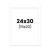 photo - Passe-partout - Blanc - 24x30cm - Photo 15x20cm - Pour cadre - Encadrement