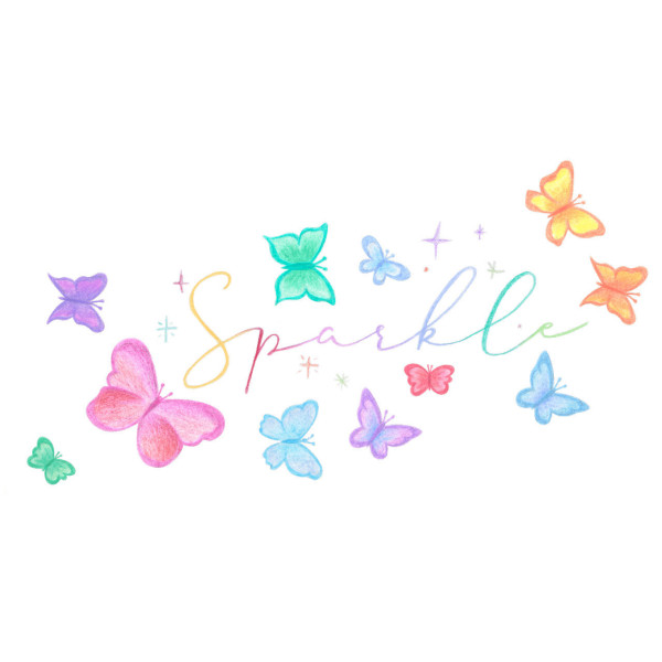 Crayons de couleur - Pastel - Avec paillettes et strass - Faber-Castell - Sparkle