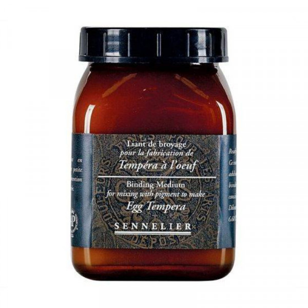 photo-Liant de broyage pour la fabrication de tempéra à l'œuf - Sennelier - Flacon de 200ml