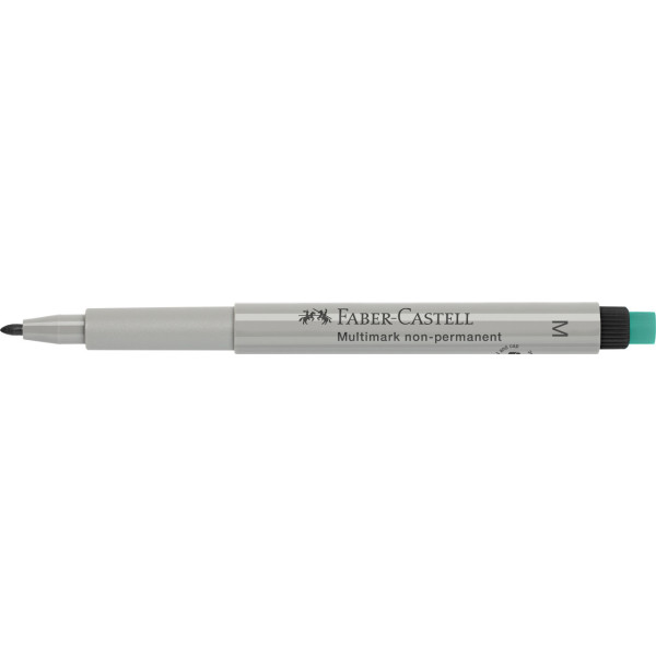 Feutre - Noir - Non permanent - Pointe moyenne - Faber-Castell - Multimark