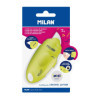 photo - Petit cutter - Ergonomique - Lame céramique - Loisirs créatifs - Bureau - Jaune