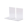 Lot de 2 serre-livres transparent en acryliques 10x10x13cm - Maul | Artmania