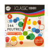 photo - Feutres de coloriage - Boîte de 144 feutres - 12 x 12 couleurs - Pointe large - Ulmann