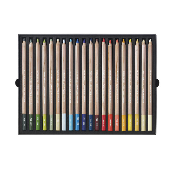 40 crayons de couleur - Pastels secs extra fins - Caran d'Ache - Pastel Pencil
