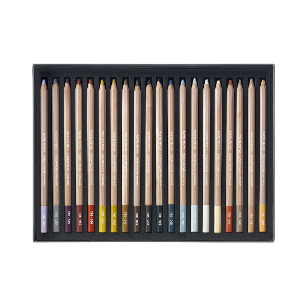 40 crayons de couleur - Pastels secs extra fins - Caran d'Ache - Pastel Pencil