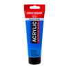 photo - Peinture Acrylique en tube - Bleu métallique - 834 - Amsterdam - 120ml