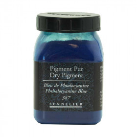 photo-Pigment en poudre - Sennelier - Bleu de Phtalocyanine - Pot de 200 ml