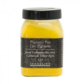 photo-Pigment en poudre - Sennelier - Jaune Cadmium clair - Pot de 200 ml