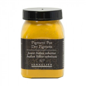 photo-Pigment en poudre - Sennelier - Jaune Indien Substitut - Pot de 200 ml